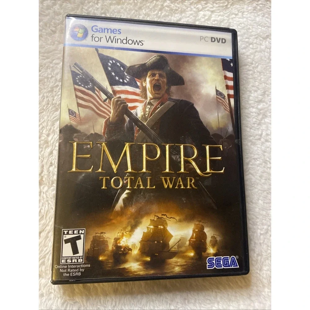 Empire Total War PC CD ROM DVD 2- Disc Set Complete CIB‎ Map Included